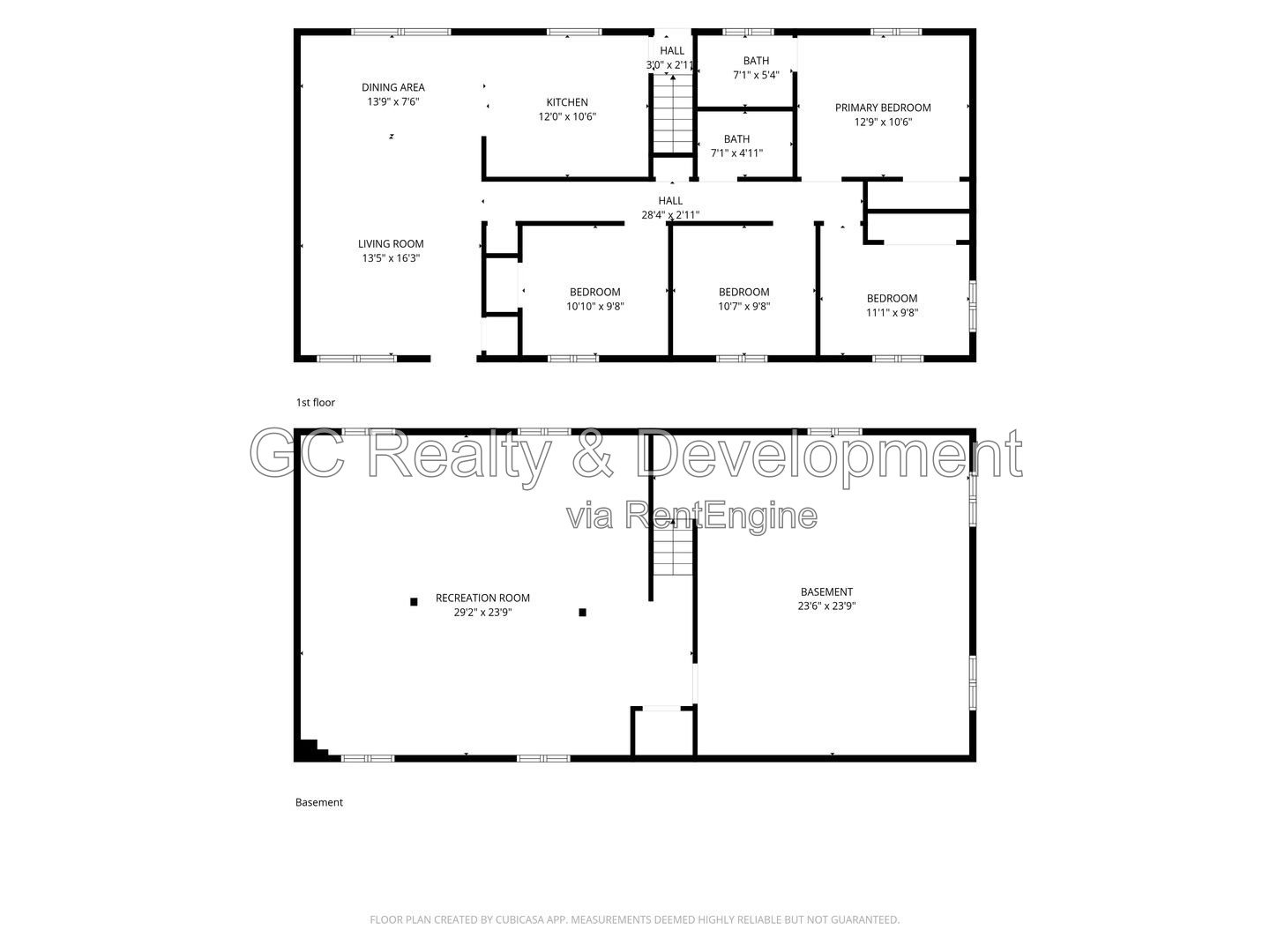 *** CORNER LOT 4BR, 1.5BA / CENTRAL AIR / KITCHEN APPL INCL / IN-UNIT LAUNDRY / GARAGE / PARTIALLY FINISHED BASEMENT *** property image