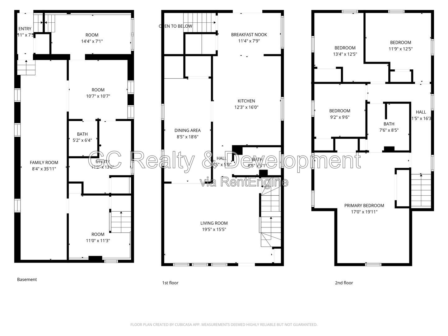 *** 4BR - 2.5BA / CENTRAL AIR / IN-UNIT LAUNDRY / SS APPLIANCES / GARAGE / PET FRIENDLY / FENCED YARD / HARDWOOD FLOORS / FINISHED BASEMENT *** property image