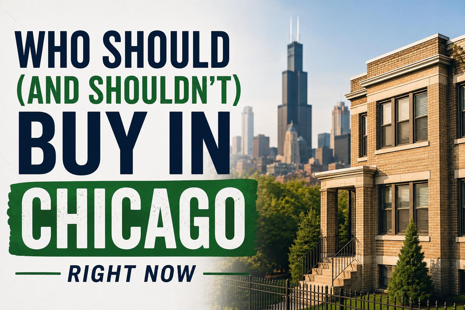 Who Should (and Shouldn't) Buy in Chicago Right Now
