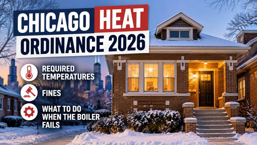 Chicago Heat Ordinance 2026: Required Temperatures, Fines, and What to Do When the Boiler Fails