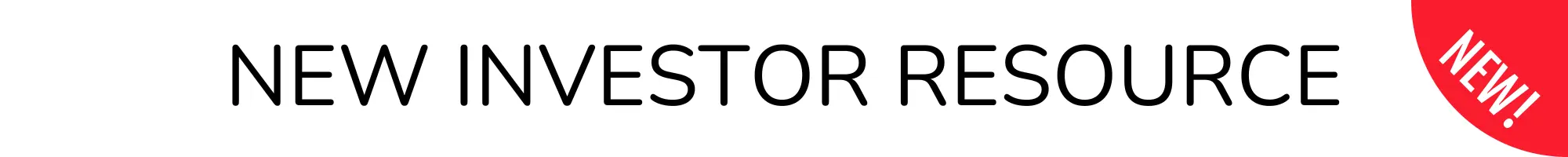 New Investor Resources