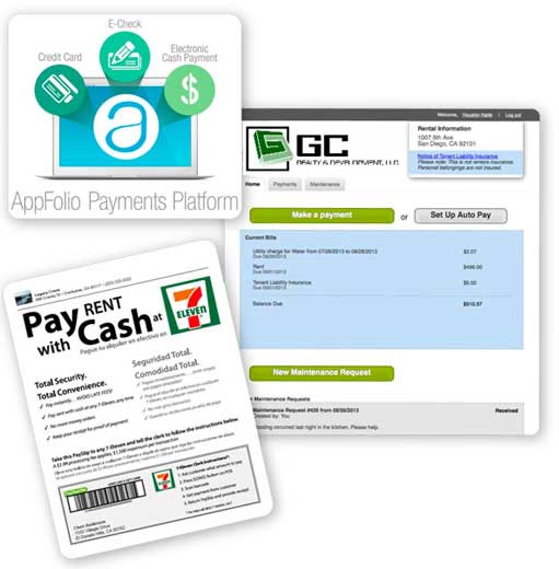 Pay rent online